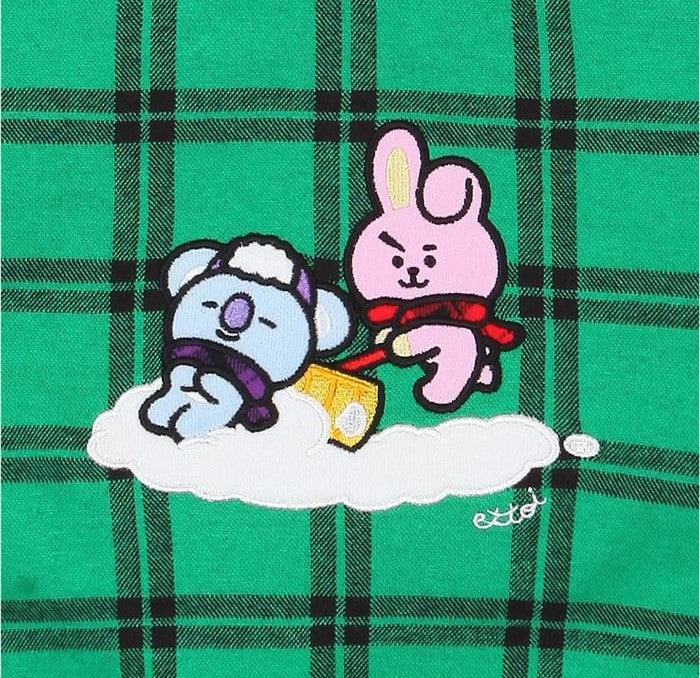 BT21 Etoile Red Holiday Top and Bottom Set - Oppastore