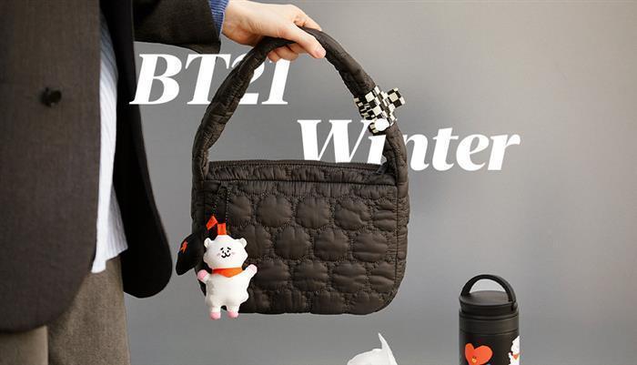 BT21 Winter Quilting Hobo Bag - Oppastore