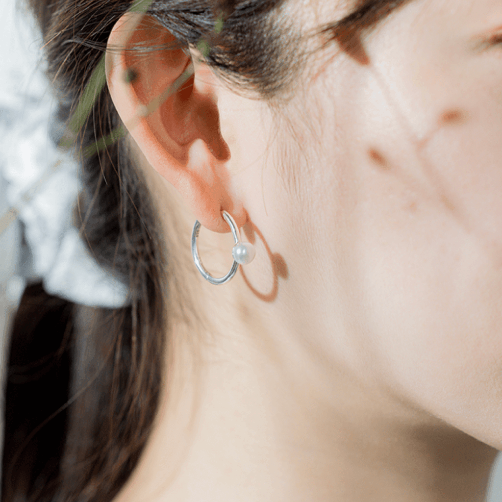 BTS Dalmajung - Earrings (Silver) - Oppastore