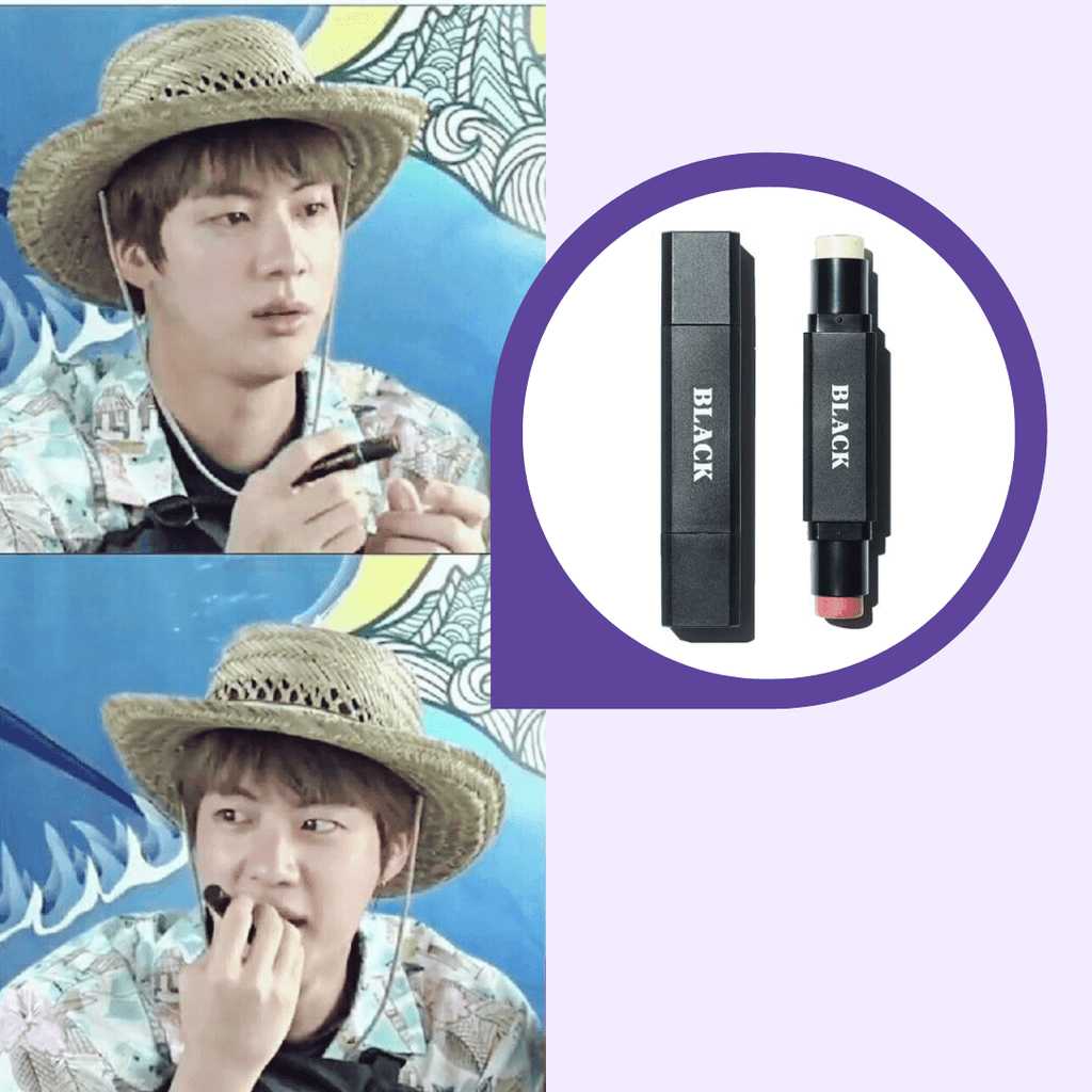 BTS Jin X Black Monster Black Night Lip Balm - Oppastore