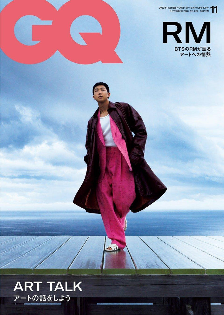 BTS RM Cover GQ Japan Magazine 2023 November Issue - Oppastore