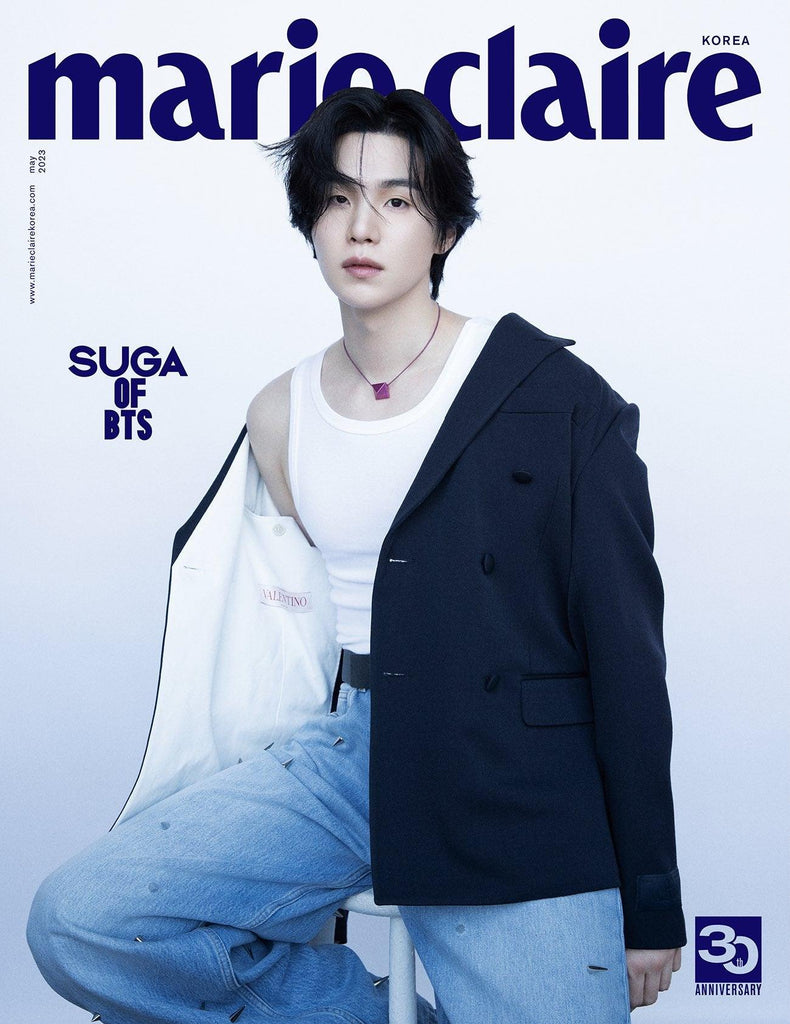 BTS Suga - Marie Claire 2023 May Magazine Cover - Oppastore