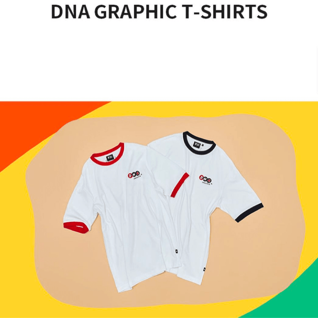 Fila x BTS DNA Tshirts - Border - Oppastore