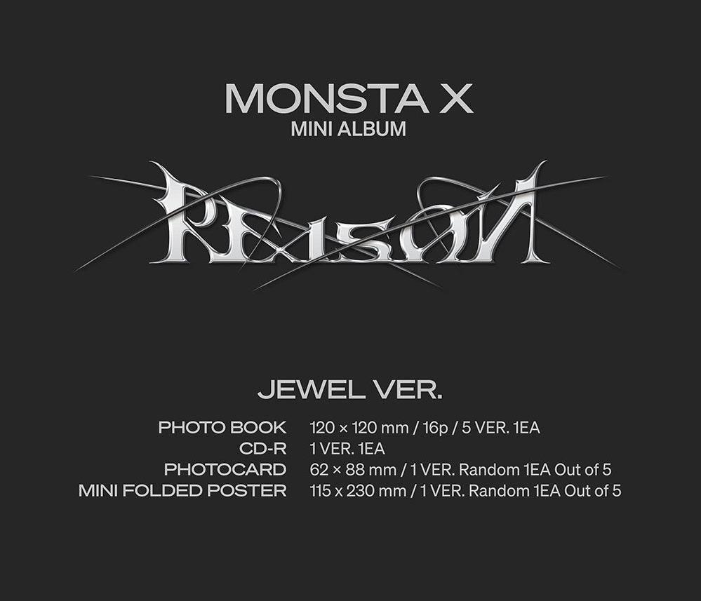 MONSTA X - Reason 12Th Mini Album (Jewel version) - Oppastore