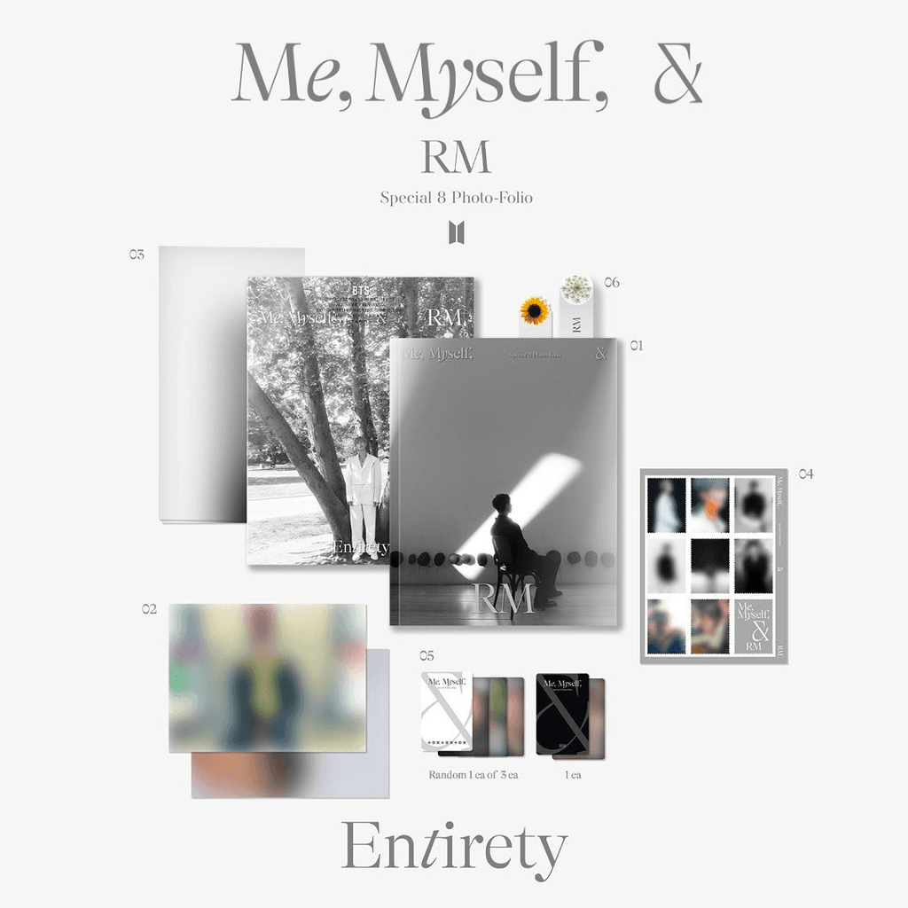 RM - Special 8 Photo-Folio Photobook Me, Myself, and RM ‘Entirety’ - Oppastore