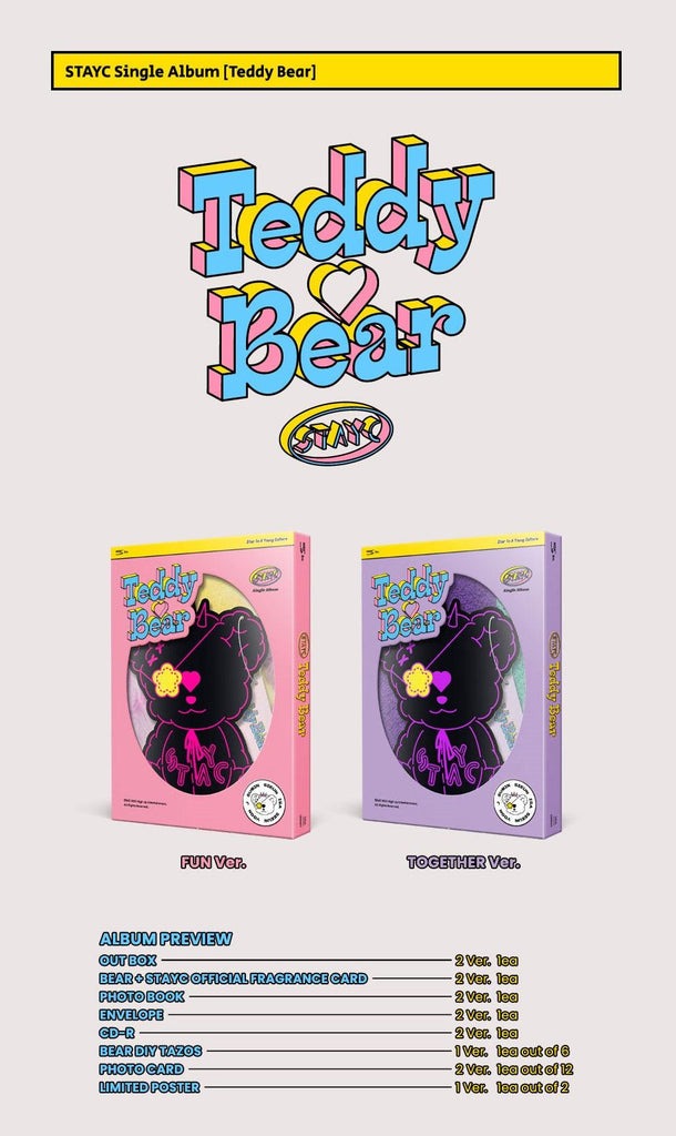 STAYC - Teddy Bear 4th Single Album - Oppastore